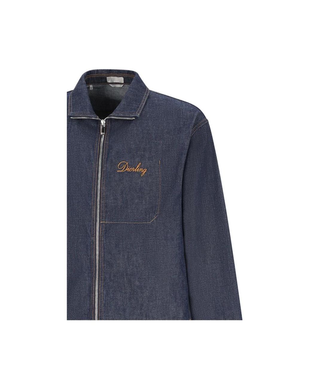 Dior Blue Denim Jackets for men