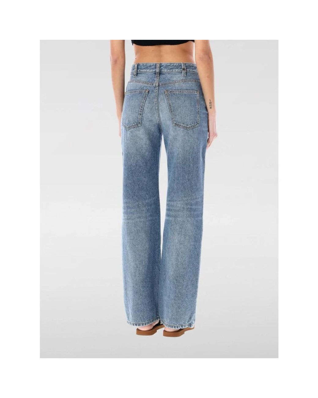 Chloé Blue Wide Jeans
