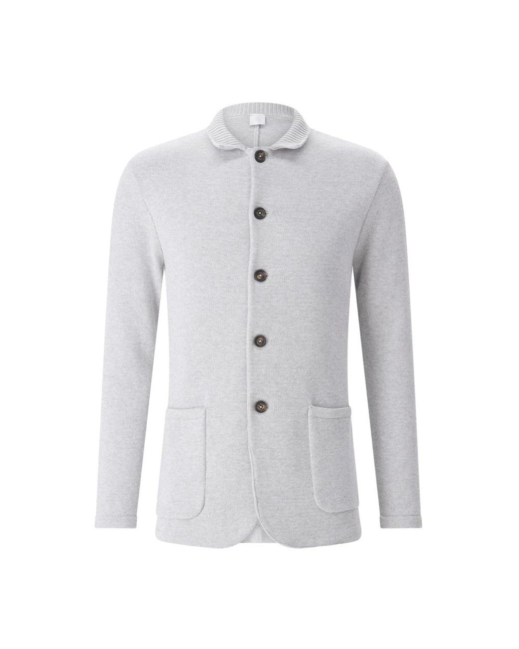 Cardigans Eleventy de hombre de color Gray