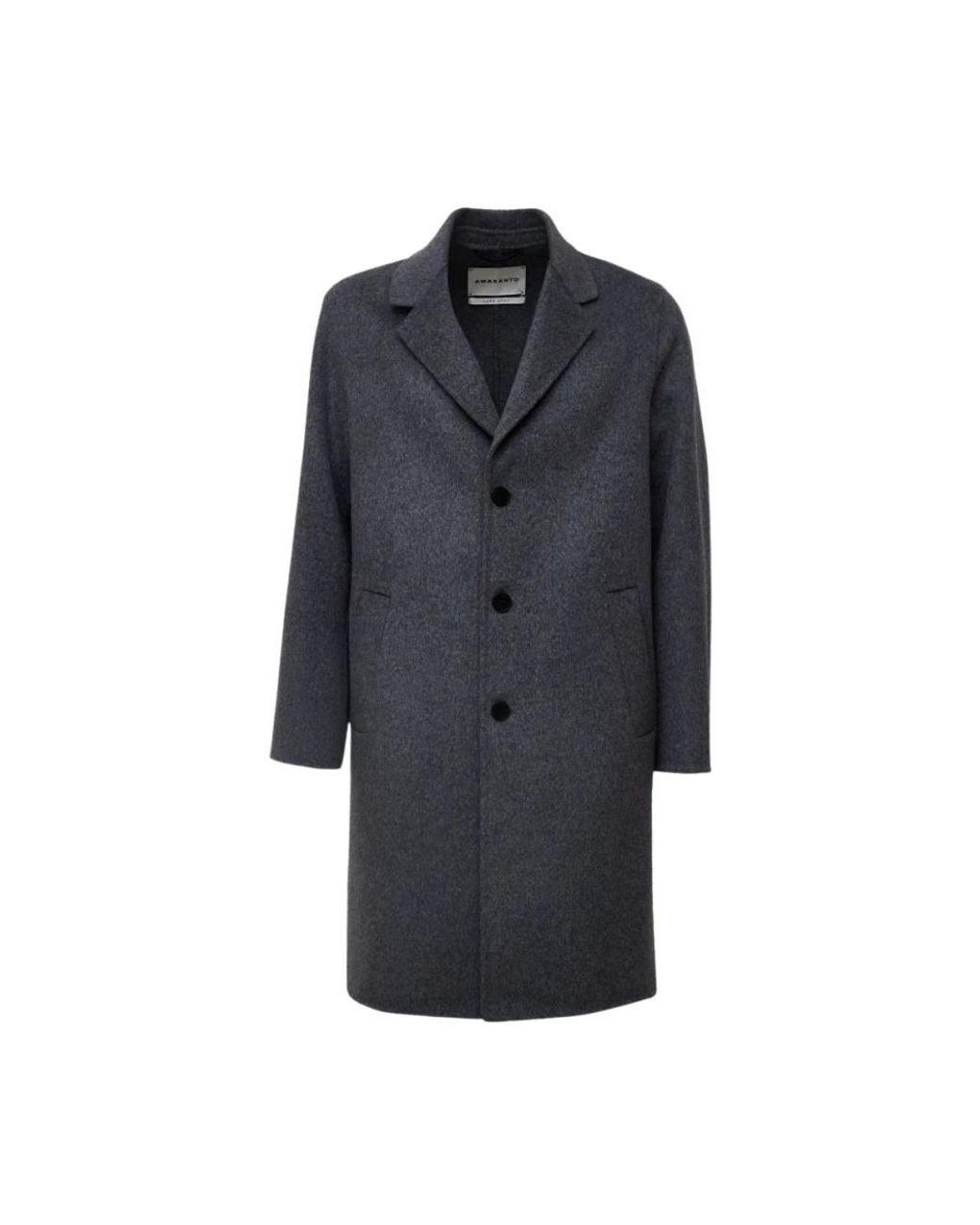 Single-Breasted Coats di Amaranto in Blue da Uomo