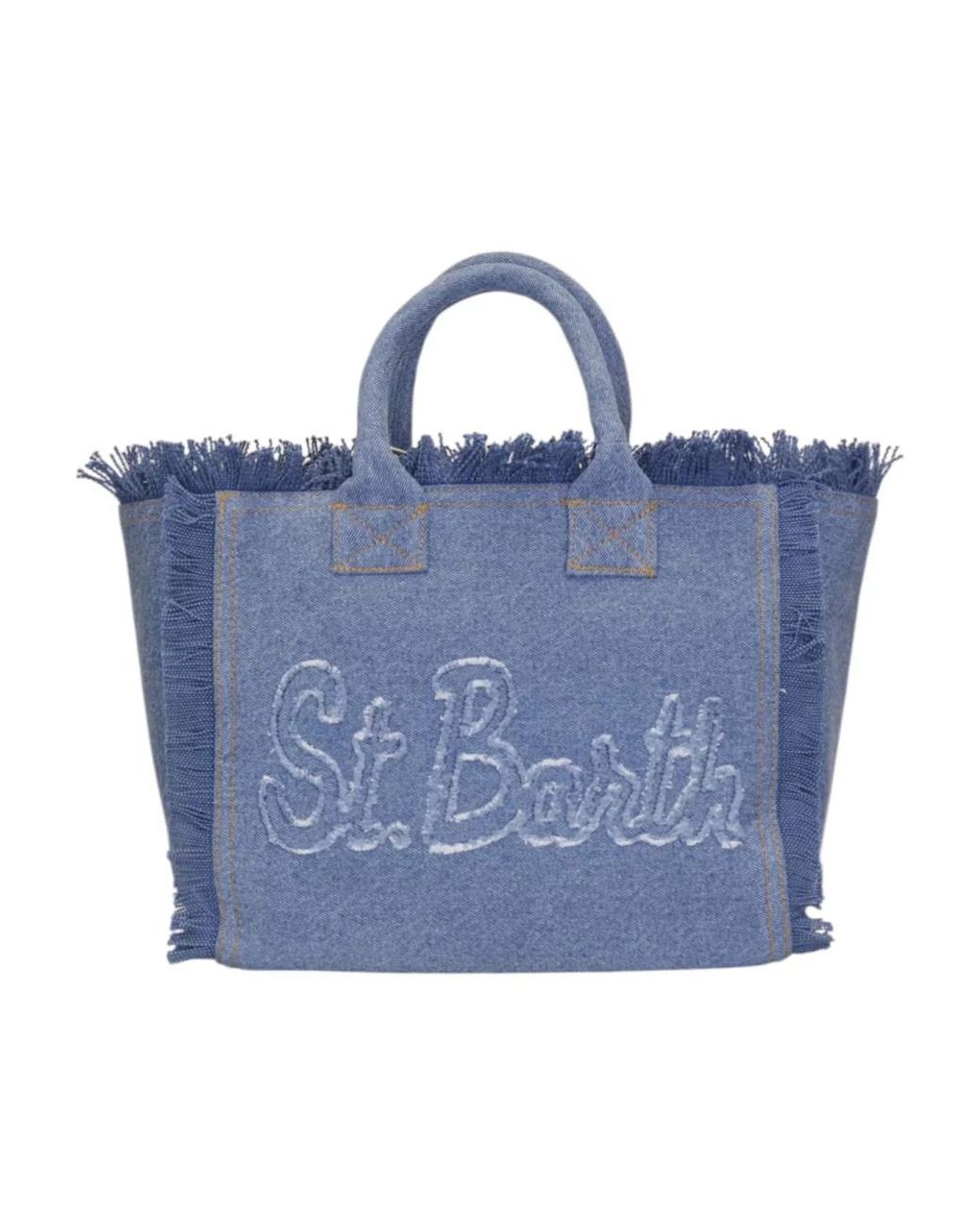 Mc2 Saint Barth Blue Shopping Bags