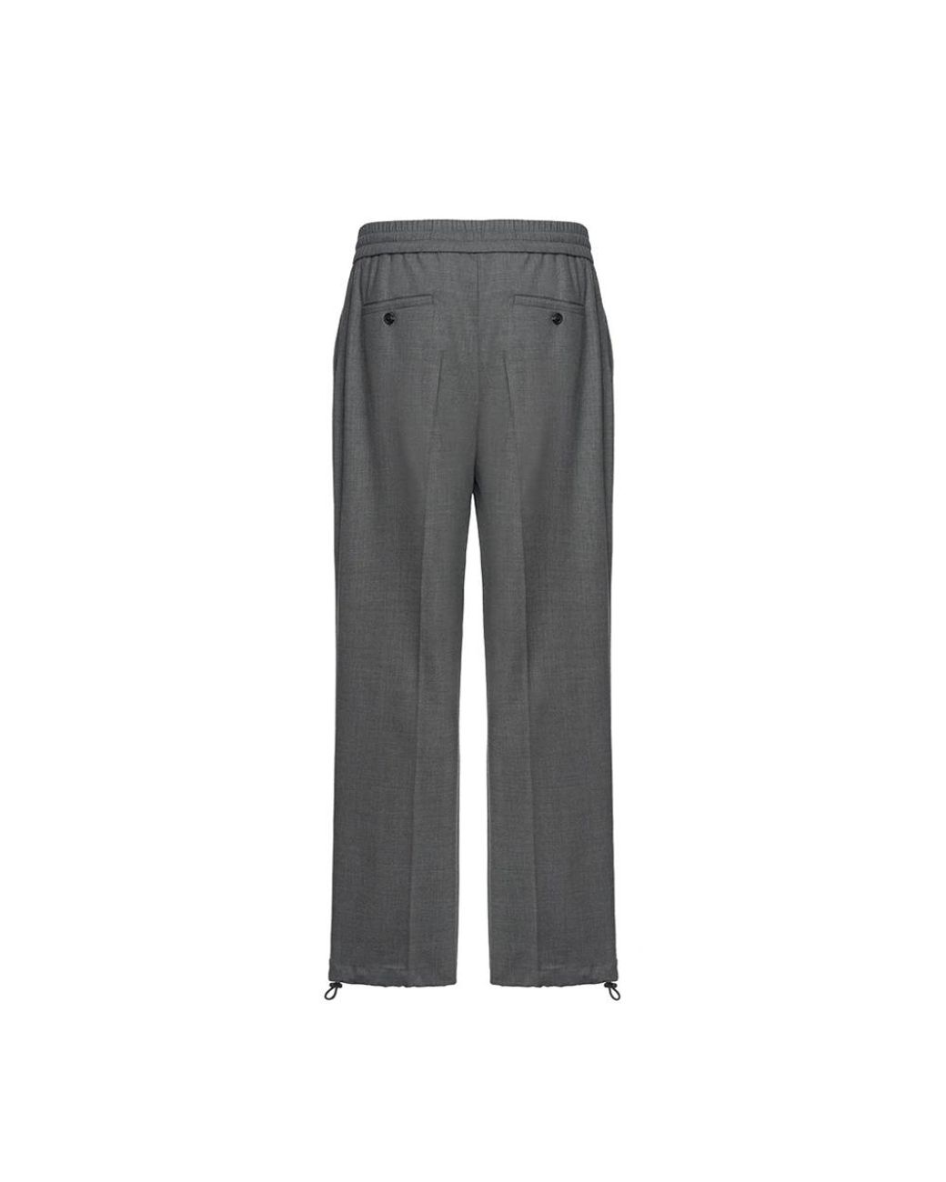 Malo Gray Straight Trousers for men