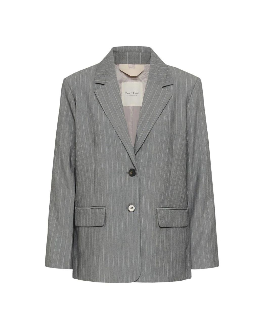Part Two Gray Blazers