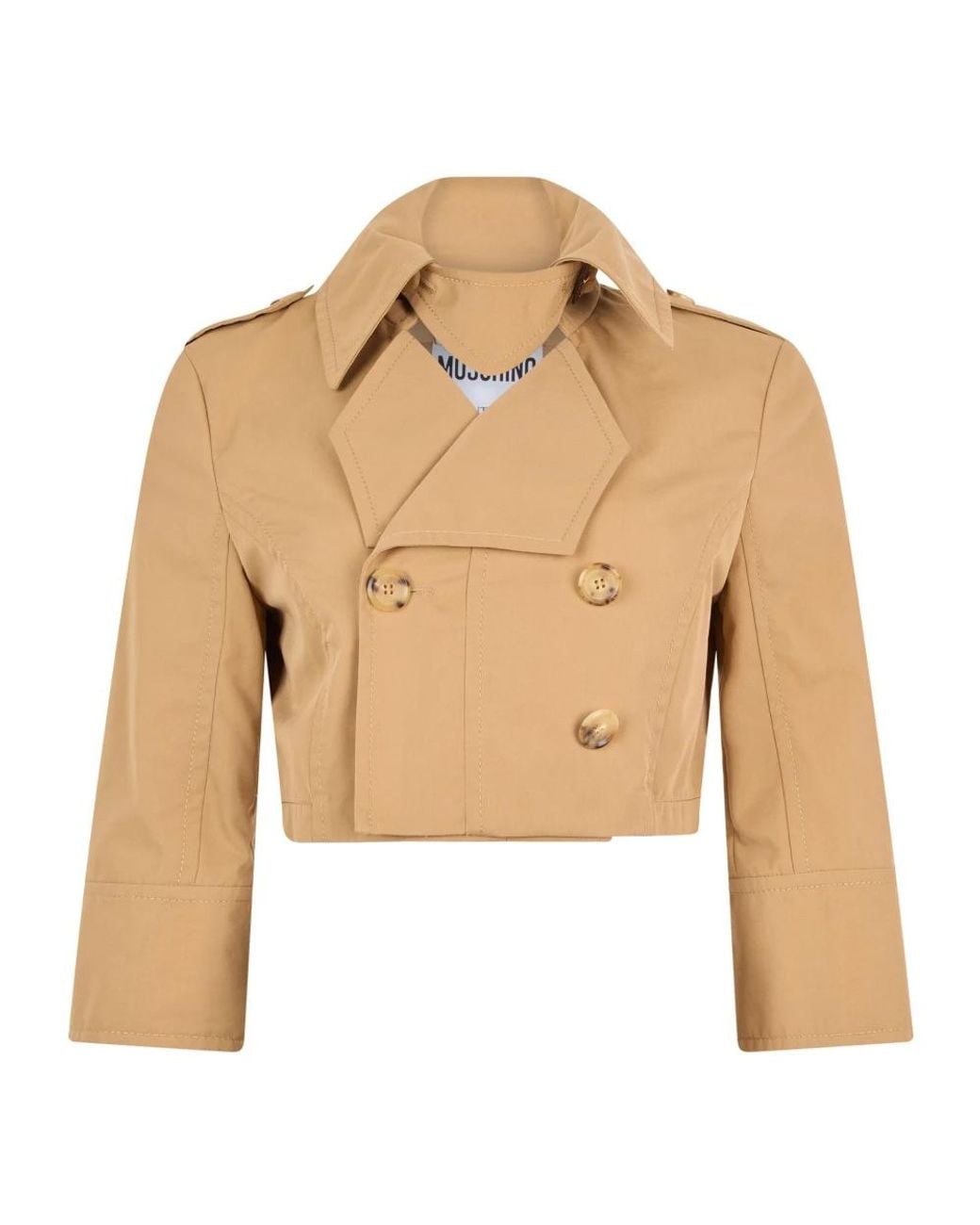 Moschino Natural Trench Coats
