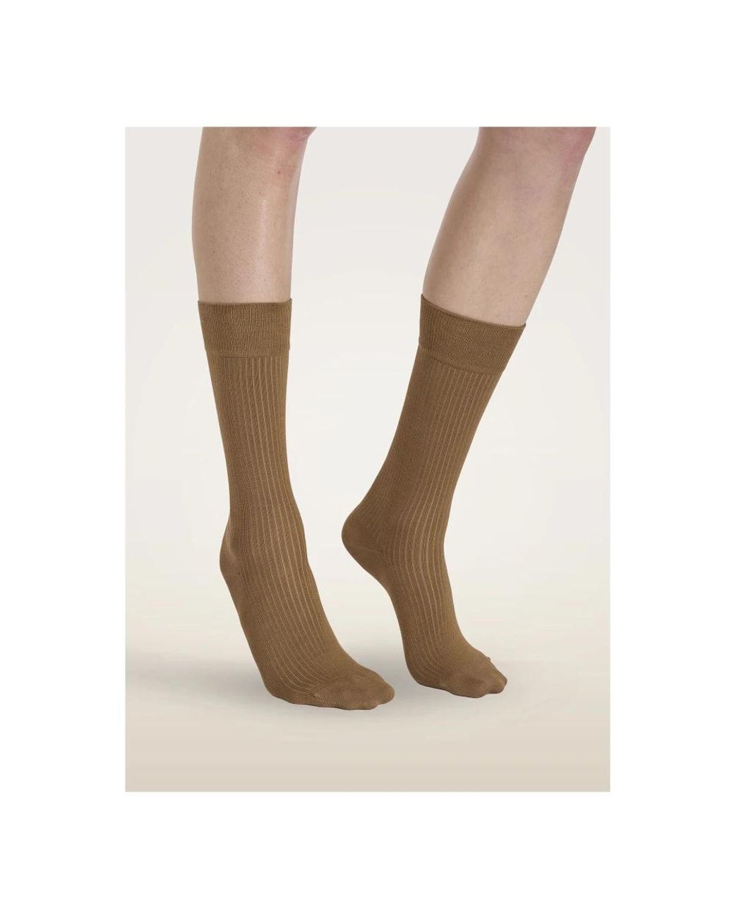 Socks Wolford de color Brown