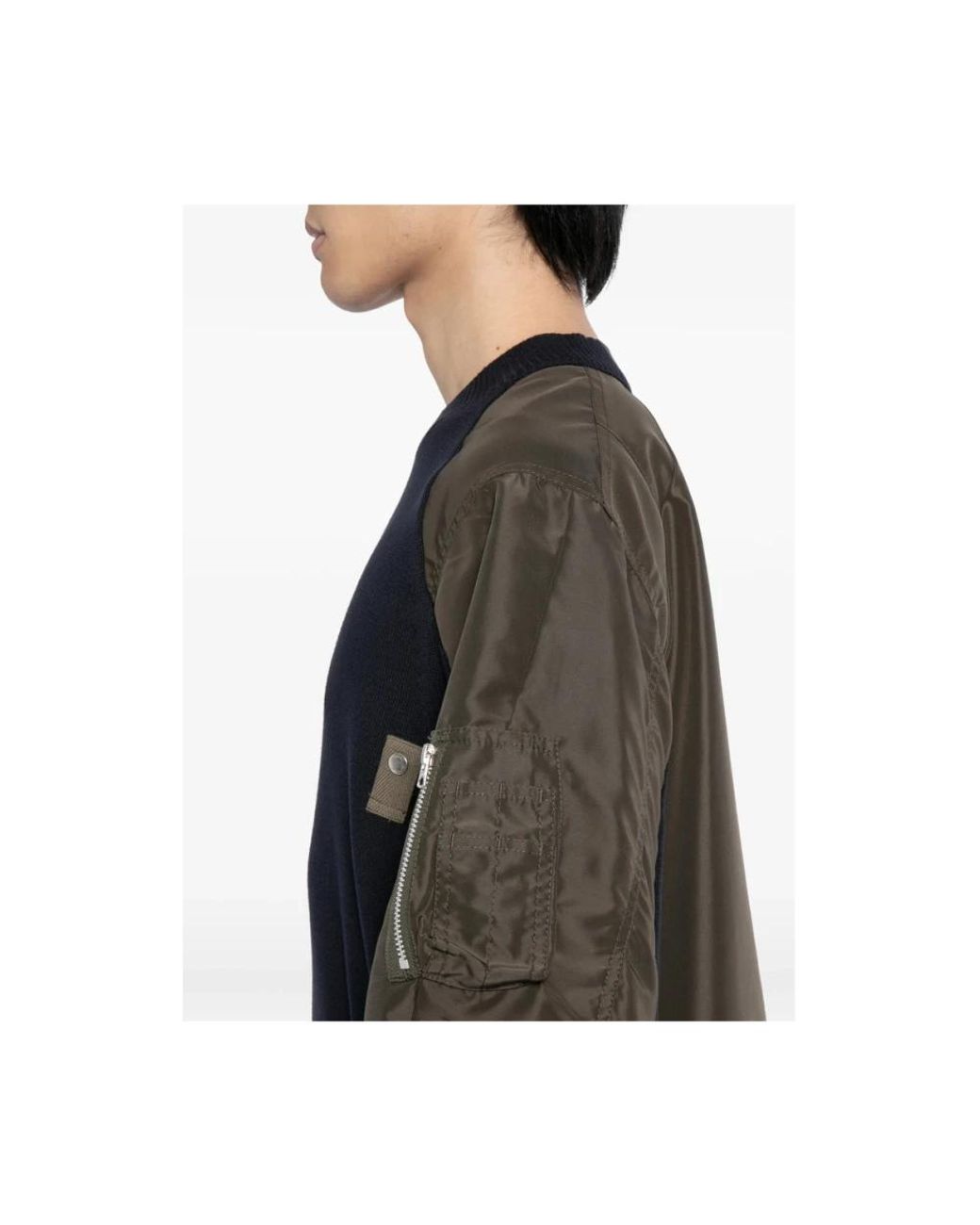 Sacai Black Sweatshirts for men