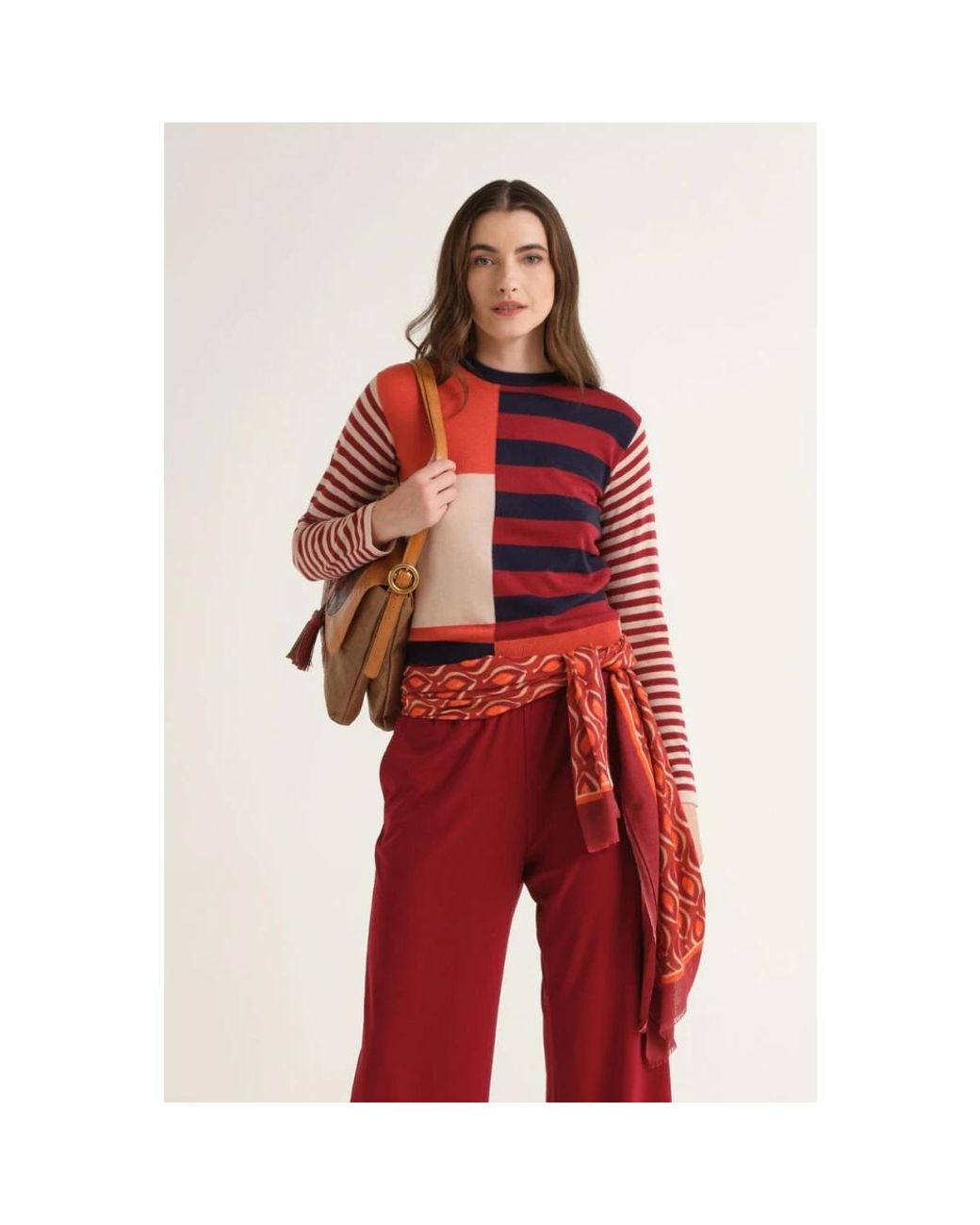 Maliparmi Red Round-Neck Knitwear