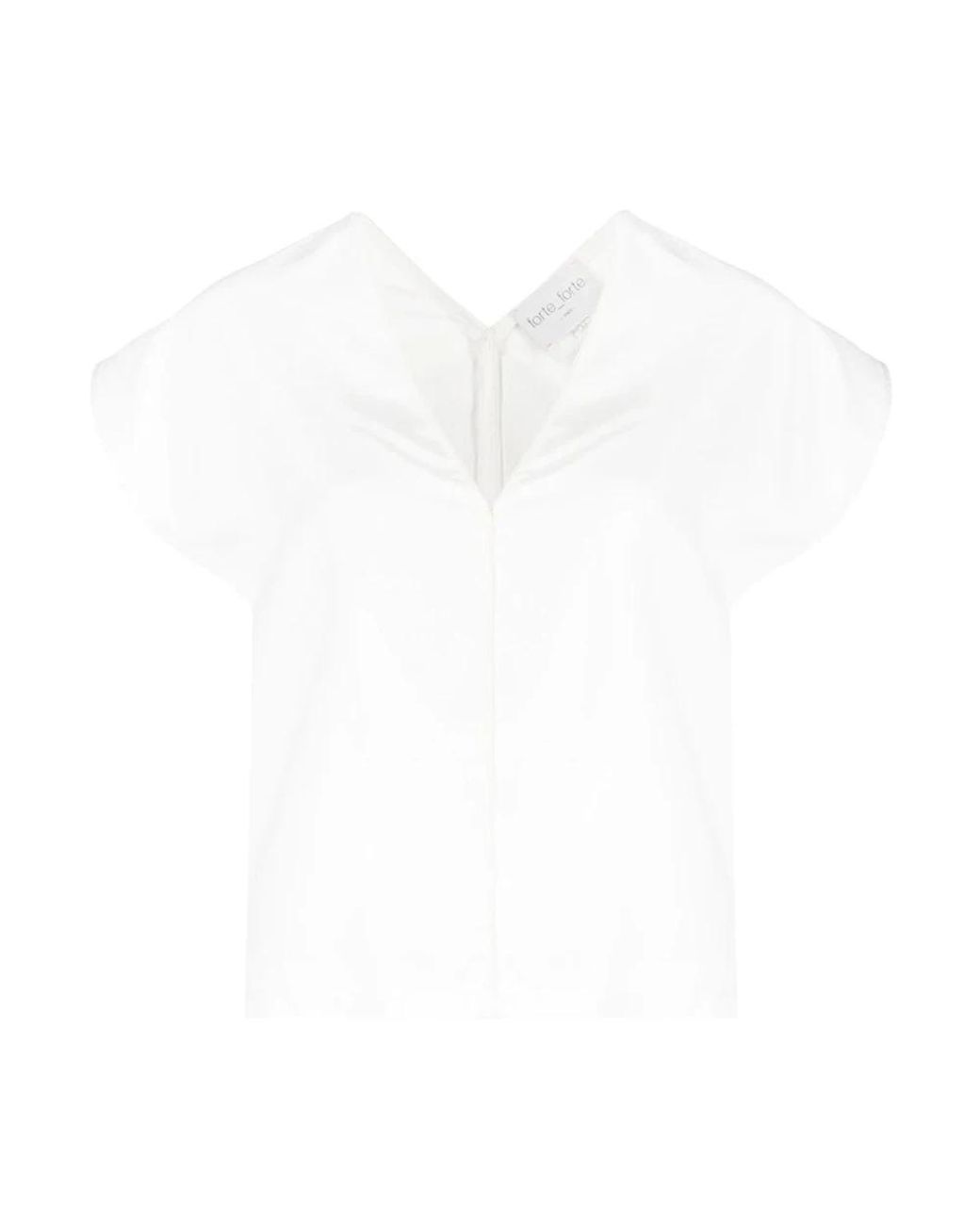 Forte_forte White Blouses