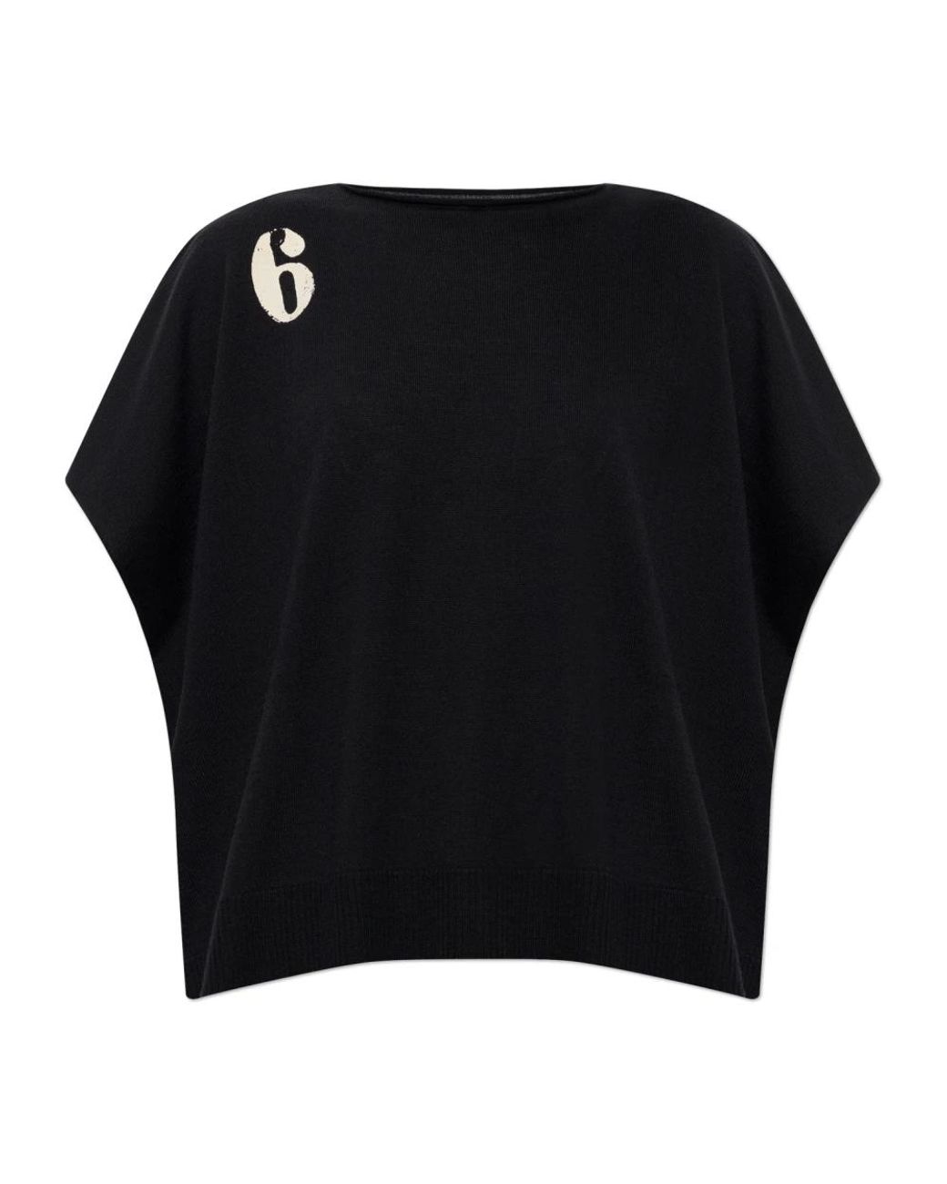 MM6 by Maison Margiela Black Blouses