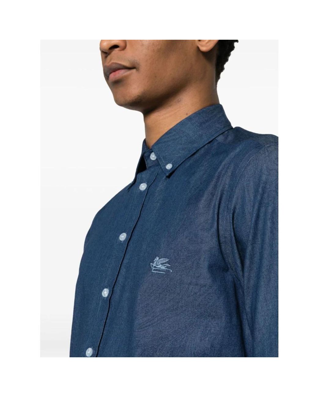 Etro Blue Casual Shirts for men
