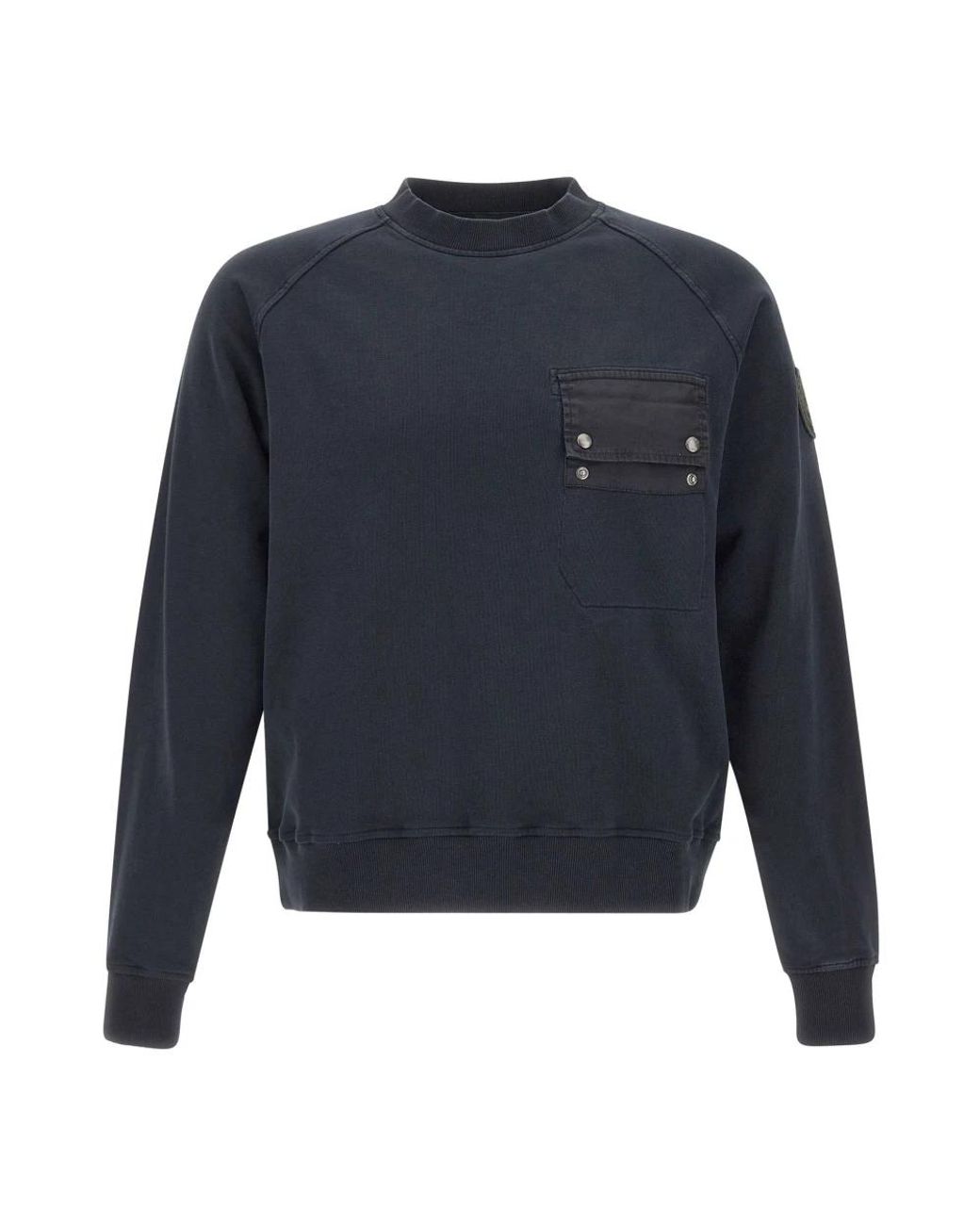 Blauer Raglan Sweatshirt Scribner in het Blue voor heren