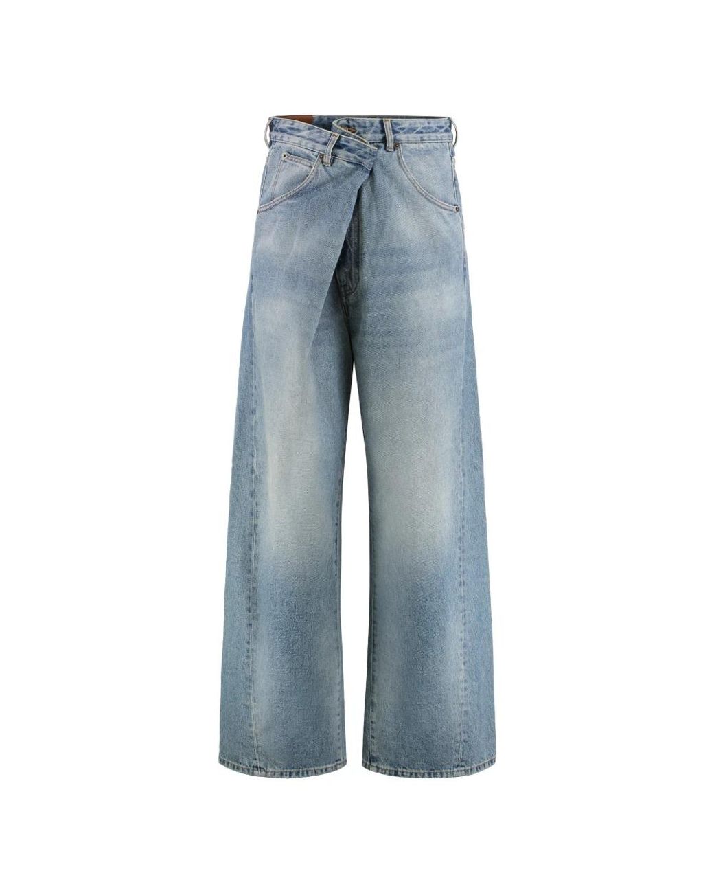 DARKPARK Blue Wide Jeans for men