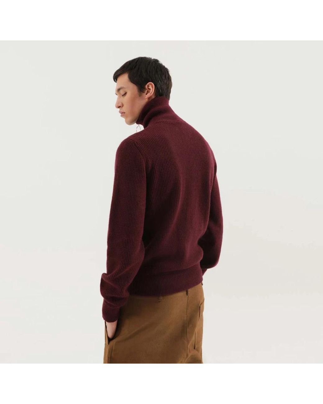 1989 STUDIO Brown Cardigans for men