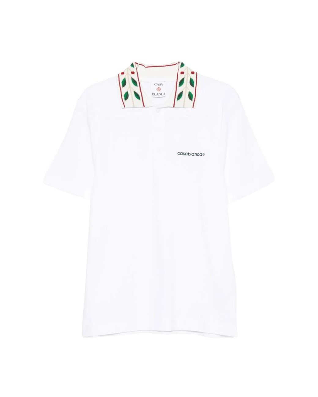 Casablanca White Polo Shirts for men