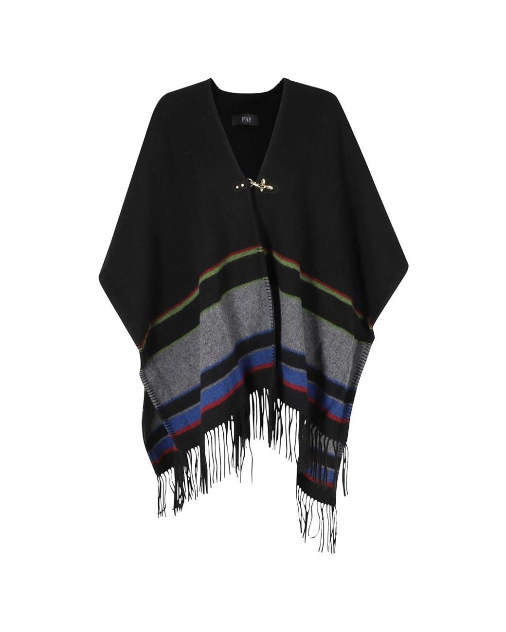 Fay Jassen ,Grijs ,Cape in het Black