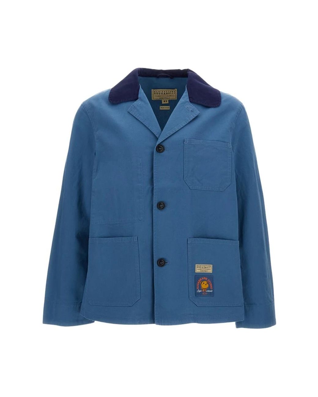 Manifattura Ceccarelli Blue Light Jackets for men