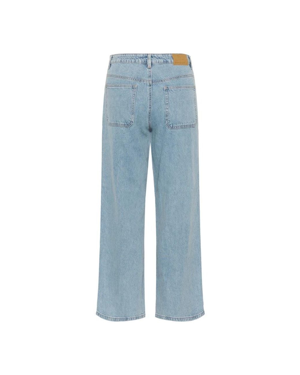 Wide Jeans Kaffe de color Blue