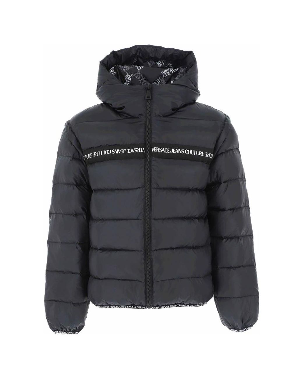 Versace Jeans Couture Black Down Jackets for men