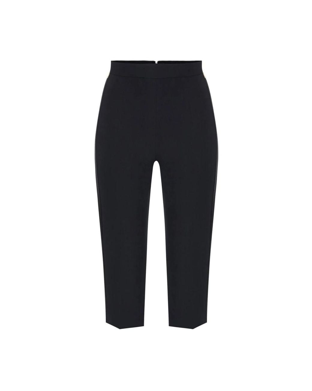 Elisabetta Franchi Blue Cropped Trousers