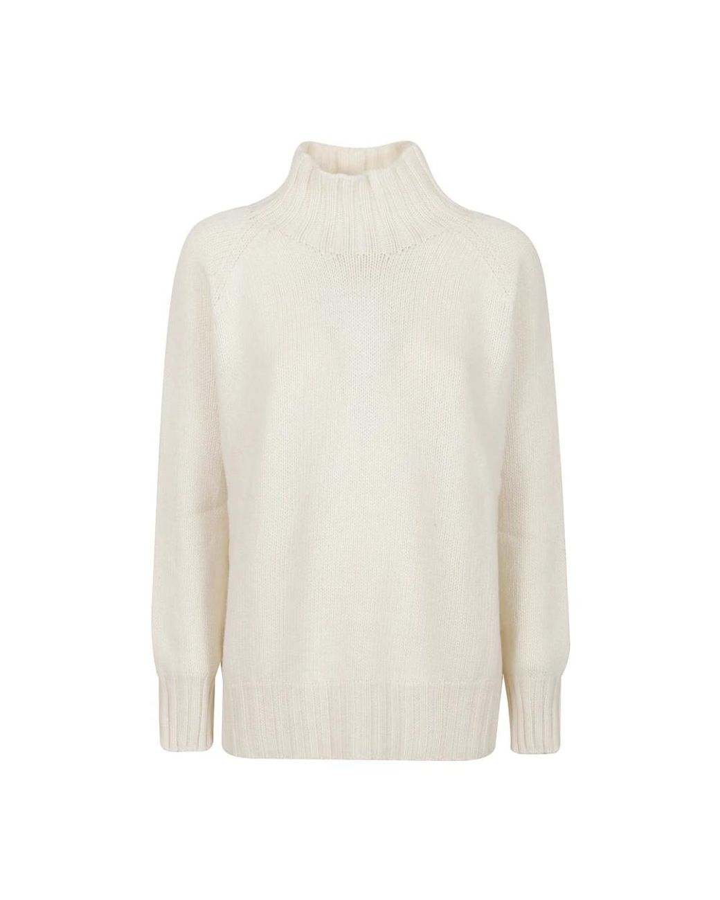 Aragona Over Raglan Trui in het White