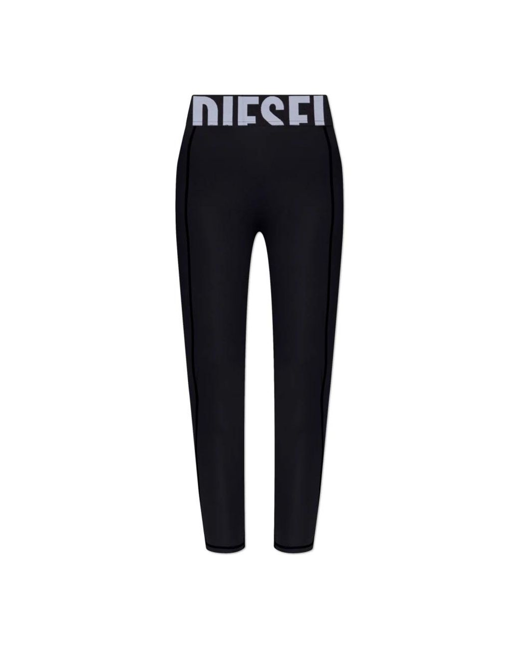 DIESEL Broeken ,Zwart ,Leer Leggings Adeline-D-Pop in het Blue