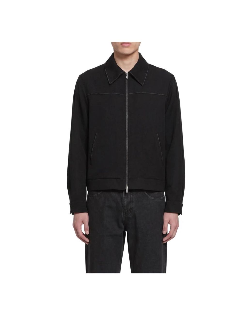 Second/Layer Jassen ,Zwart ,Herman Jacket in het Black voor heren