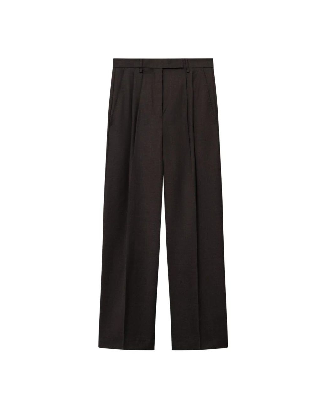 Mark Kenly Domino Tan Black Wide Trousers