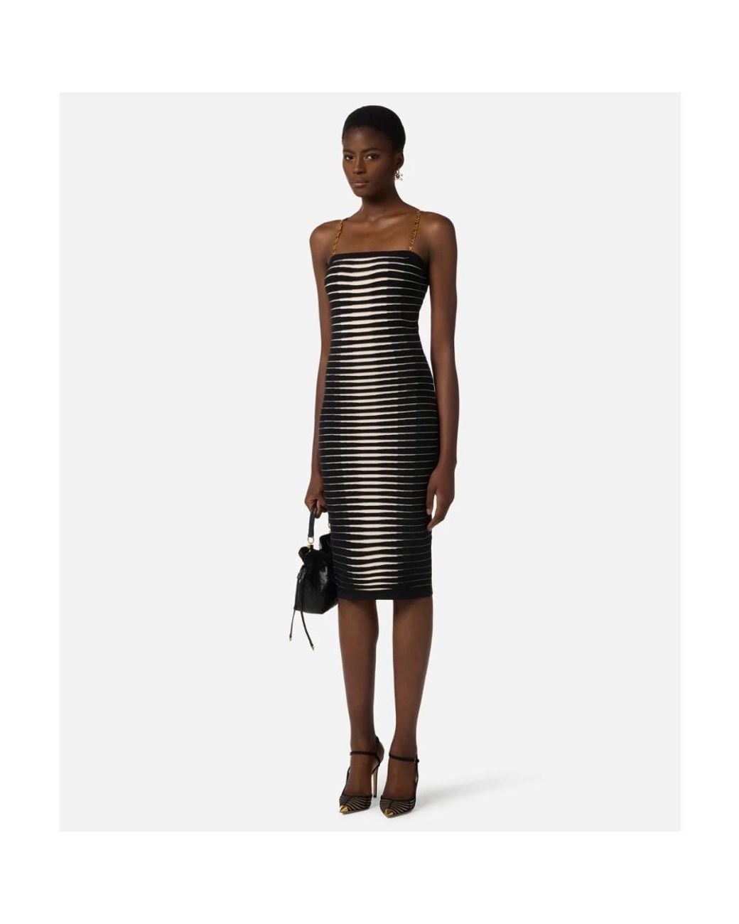 Elisabetta Franchi Blue Party Dresses