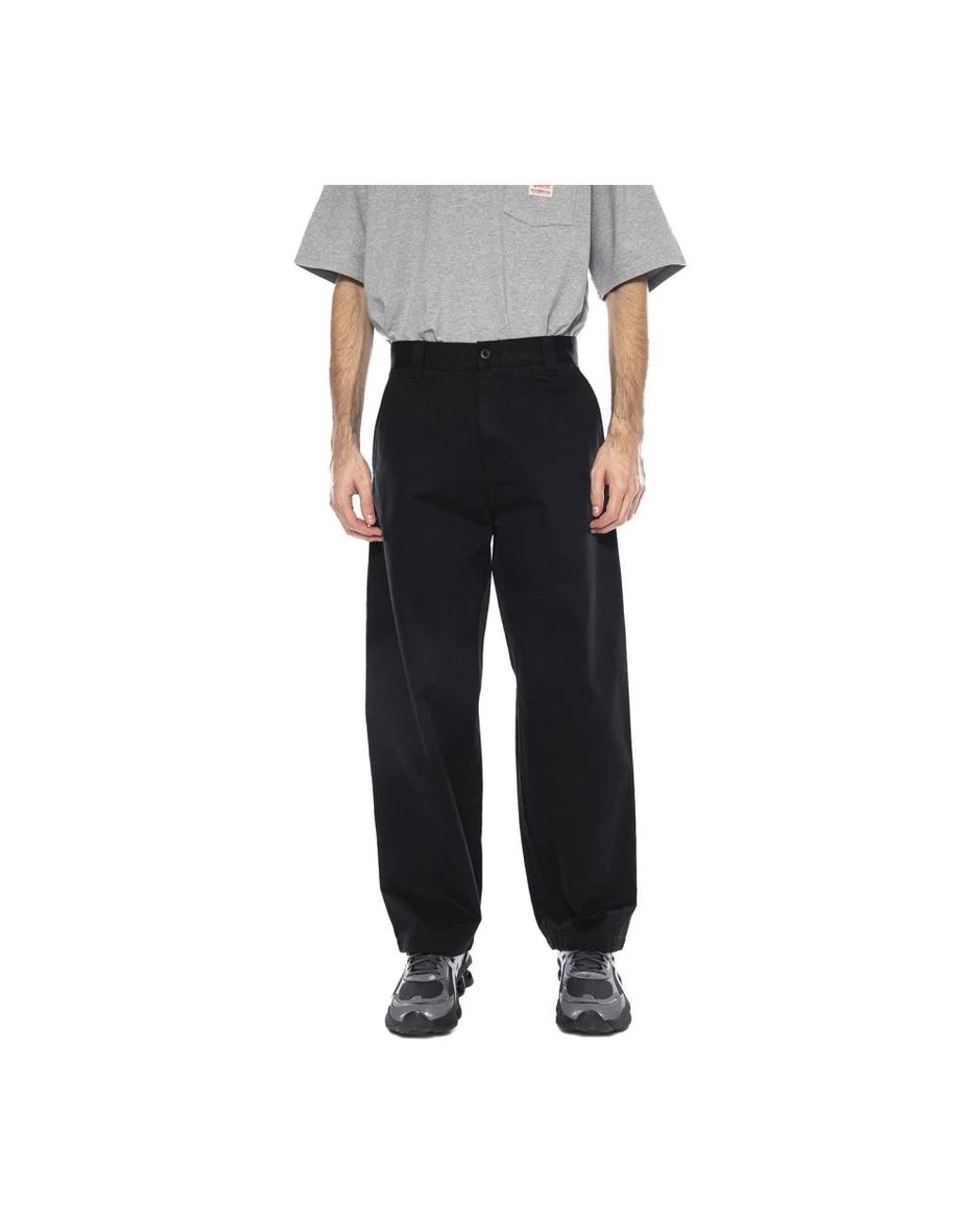 Carhartt Black Wide Trousers for men