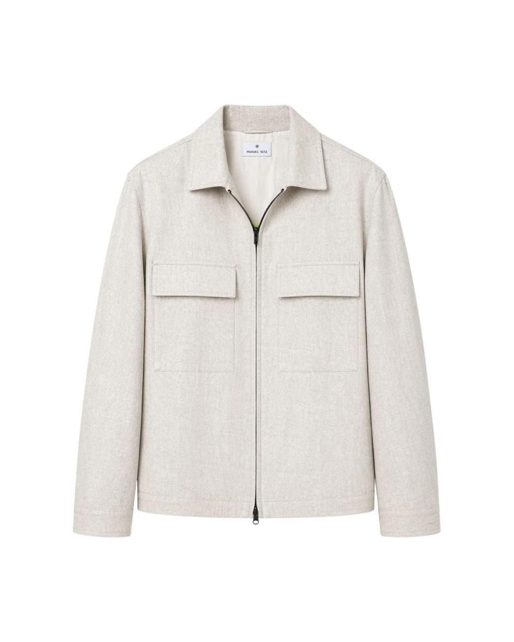 Manuel Ritz Gray Light Jackets for men