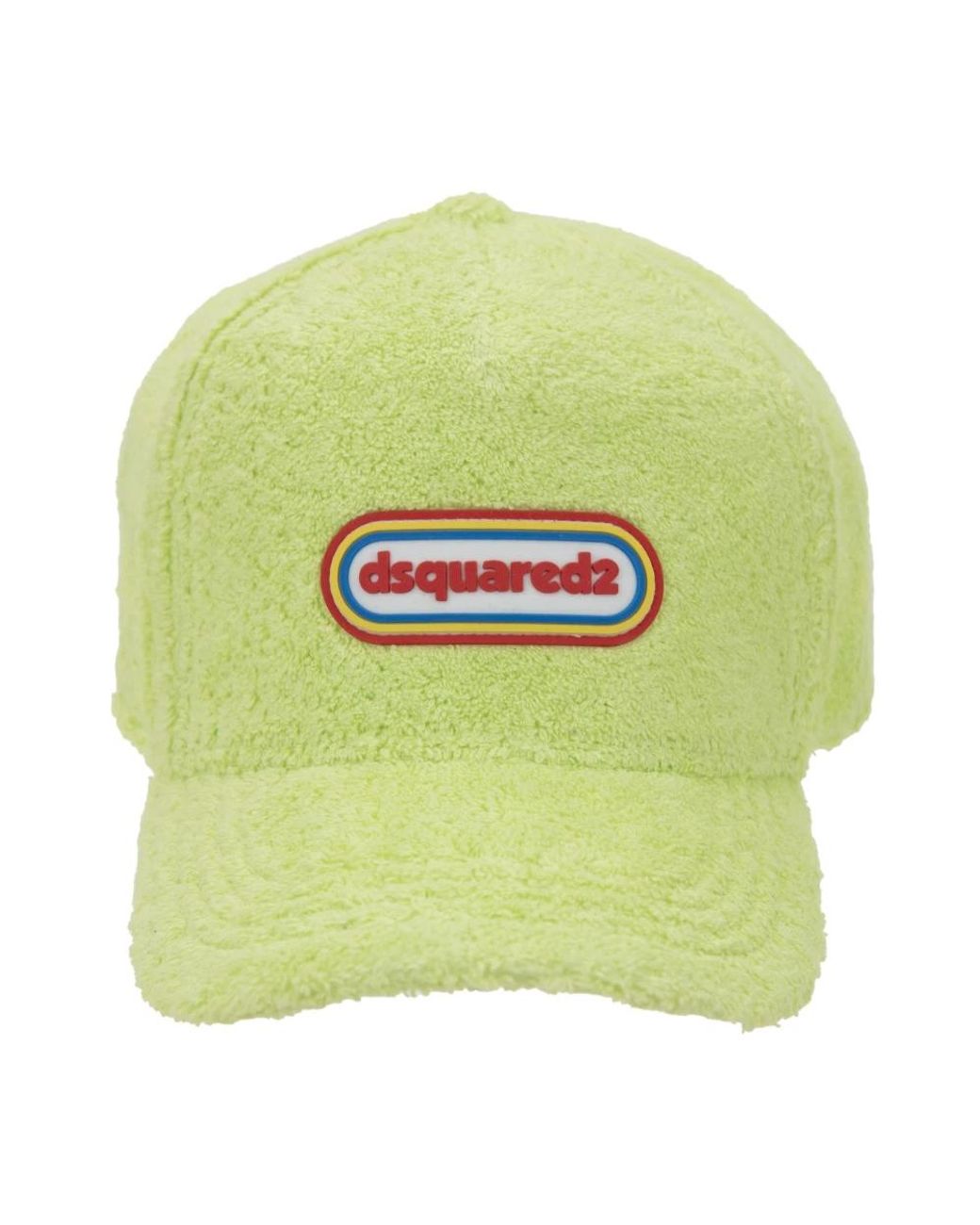 DSquared² Accessoires ,Groen ,Katoen Logo Patch Katoenen Baseball Cap in het Green