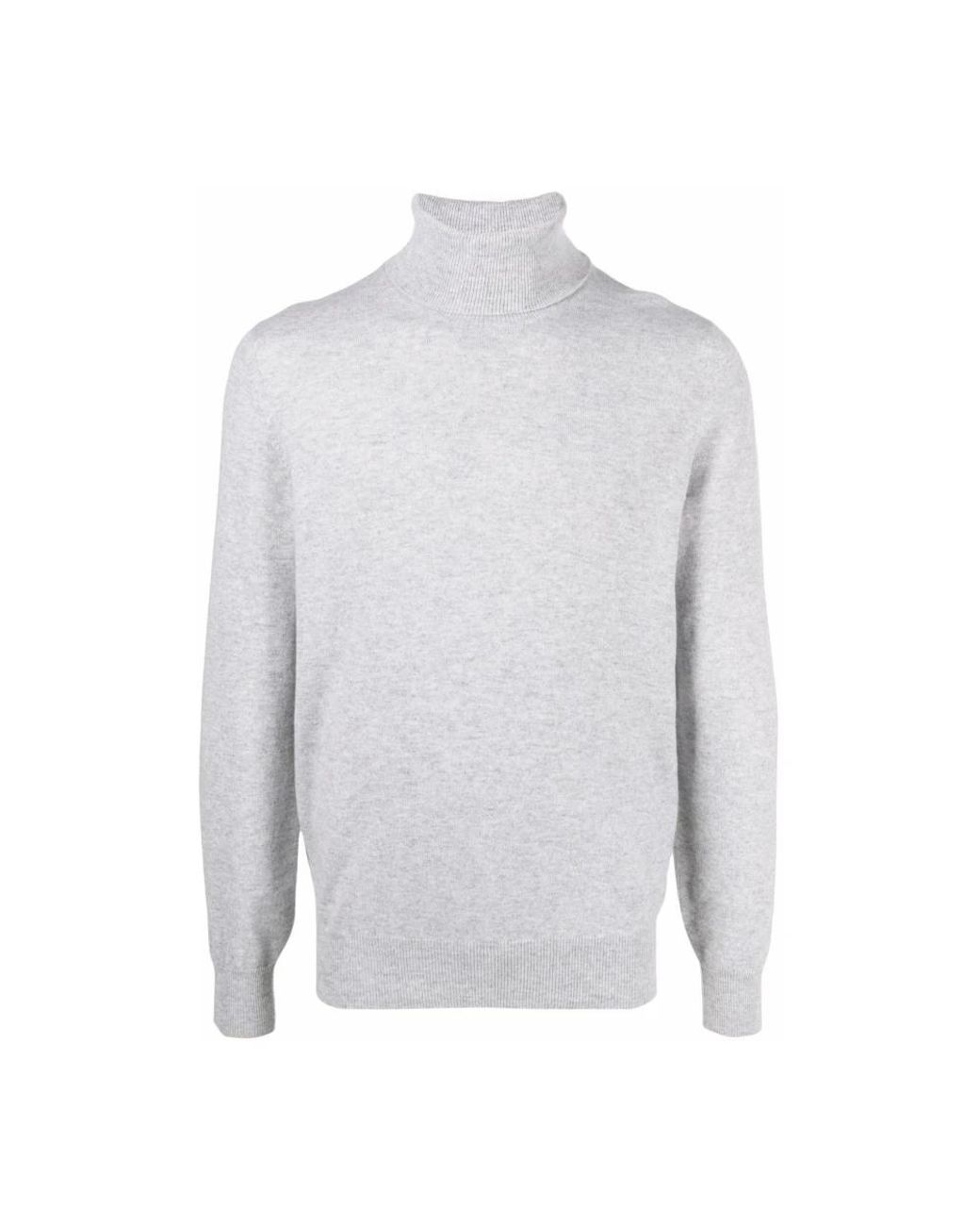 Brunello Cucinelli White Cashmere Knitwear for men