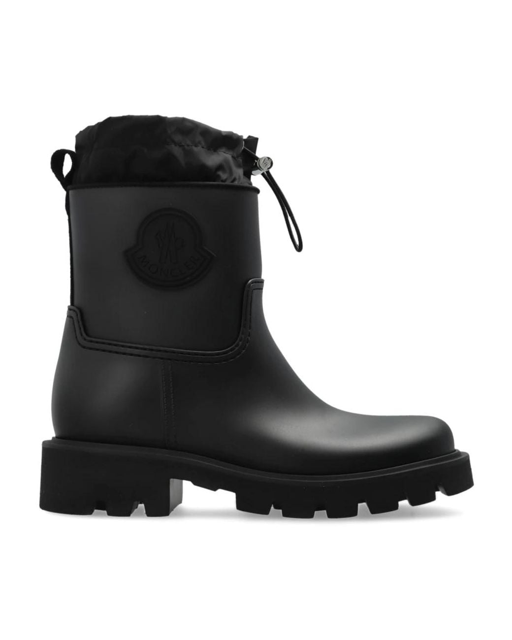 Moncler Black Rain Boots