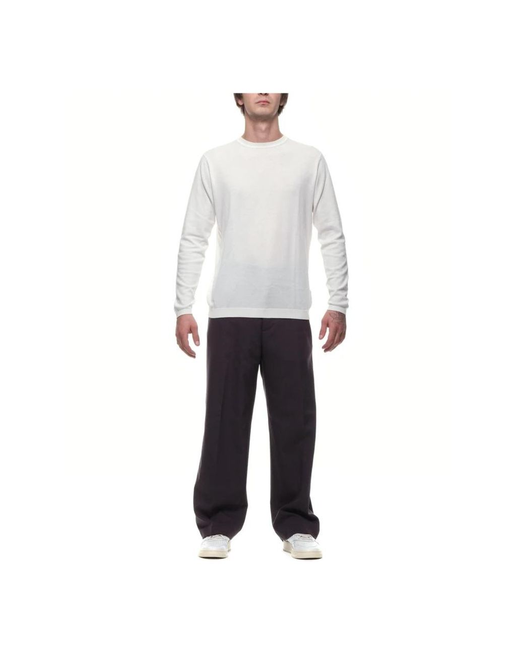 Nine:inthe:morning Gray Wide Trousers for men