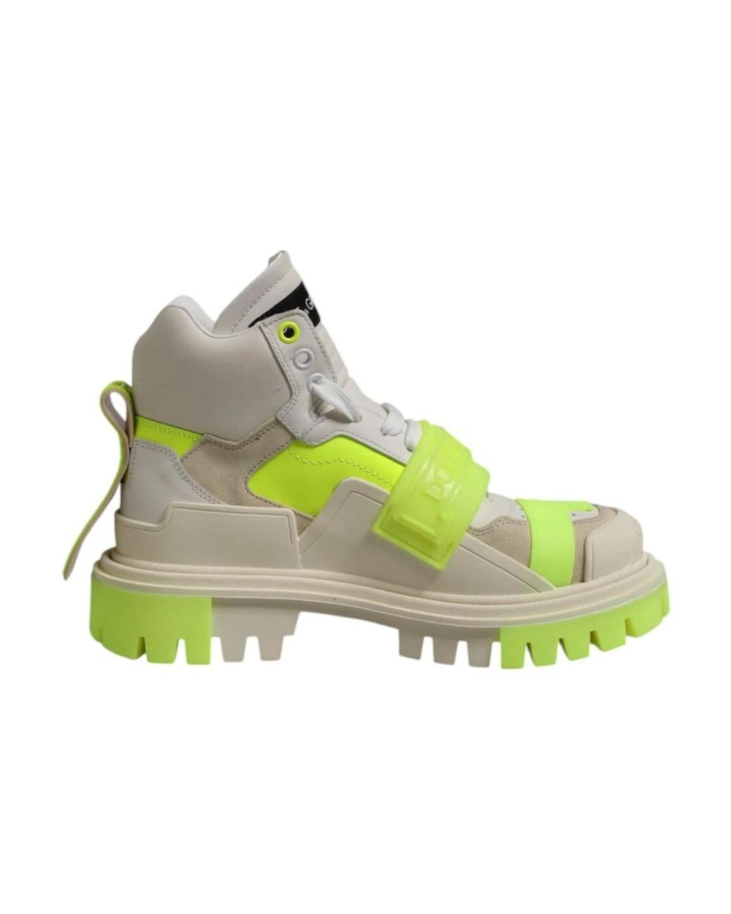 Dolce & Gabbana Green Lace-Up Boots