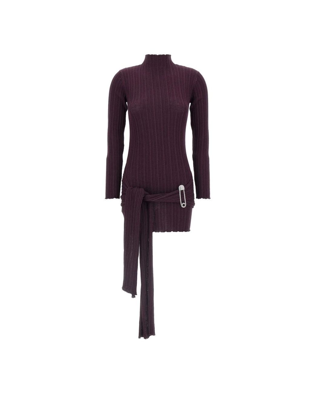 GIUSEPPE DI MORABITO Purple Knitted Dresses