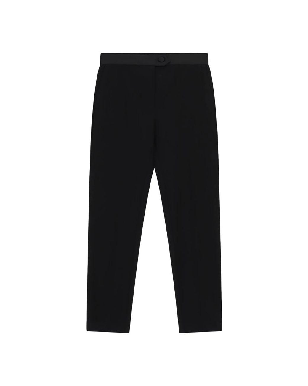 Imperial Black Slim-Fit Trousers