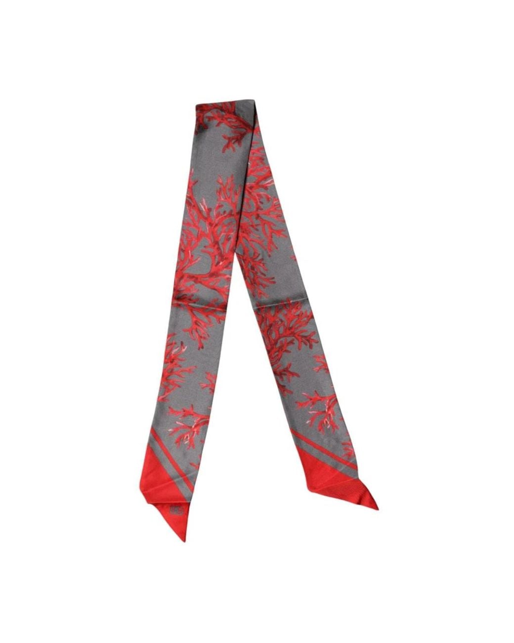 Dolce & Gabbana Red Silk Scarves