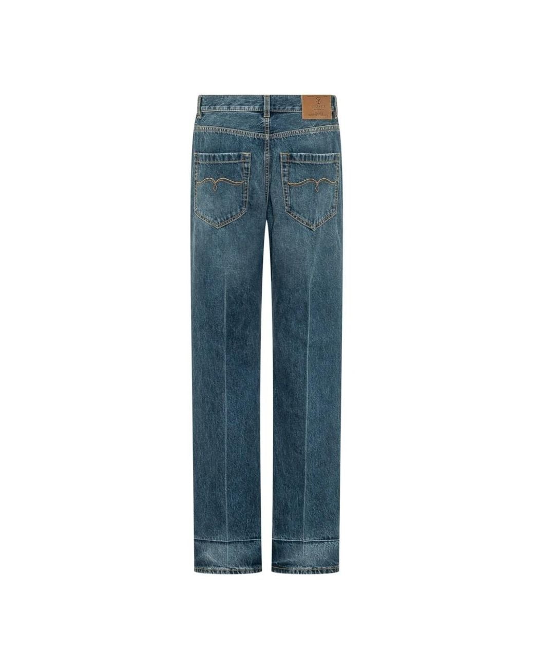 Seafarer Blue Straight Fit Jeans
