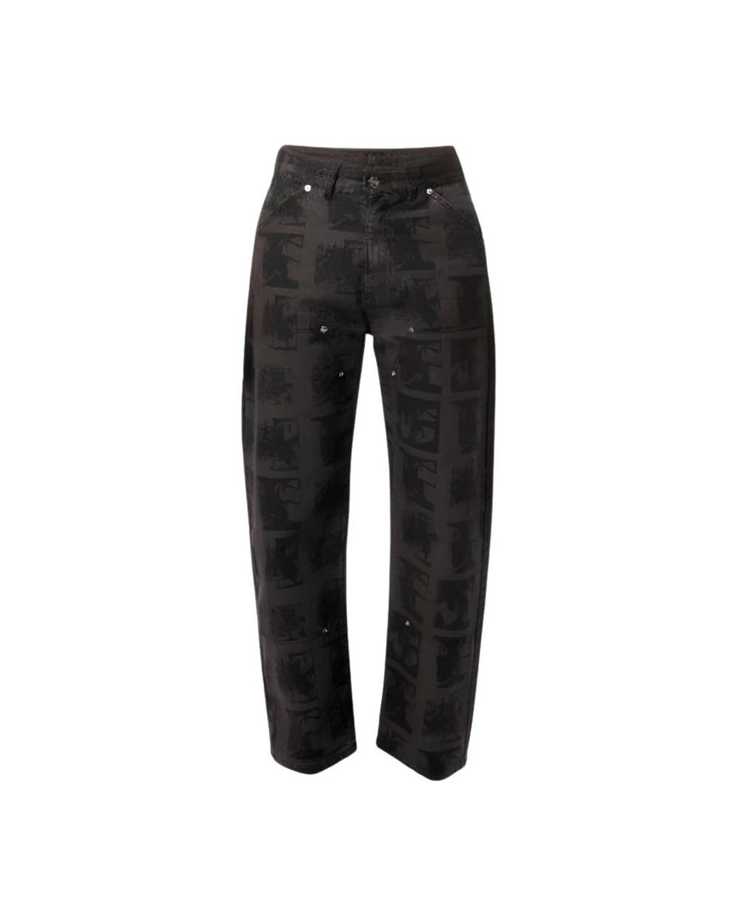 Rassvet (PACCBET) Black Straight Trousers for men