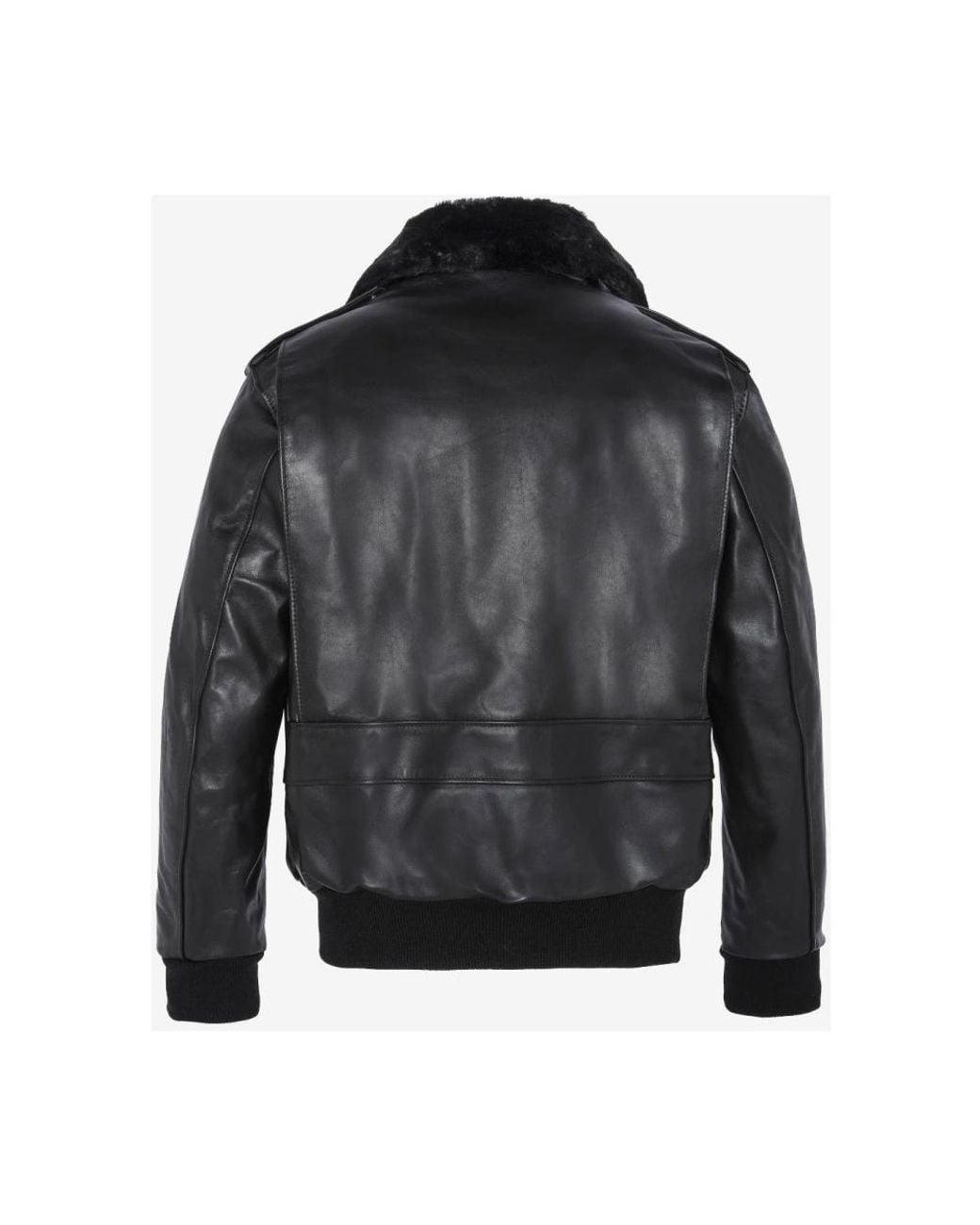 Schott Nyc Black Leather Jackets for men
