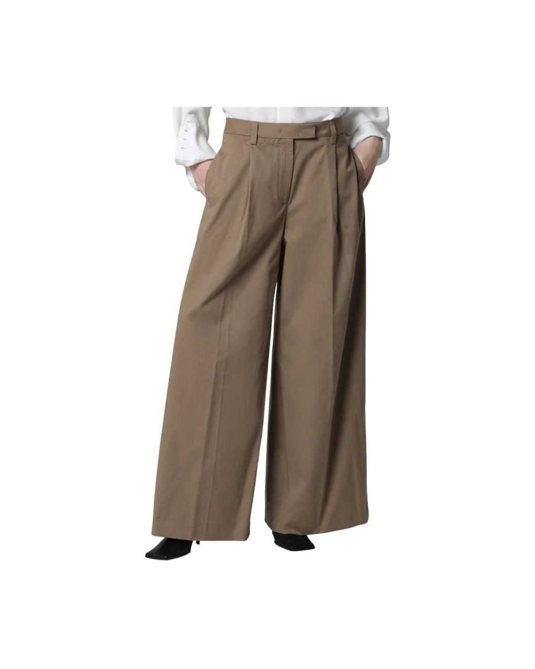 Thelatest Brown Wide Trousers