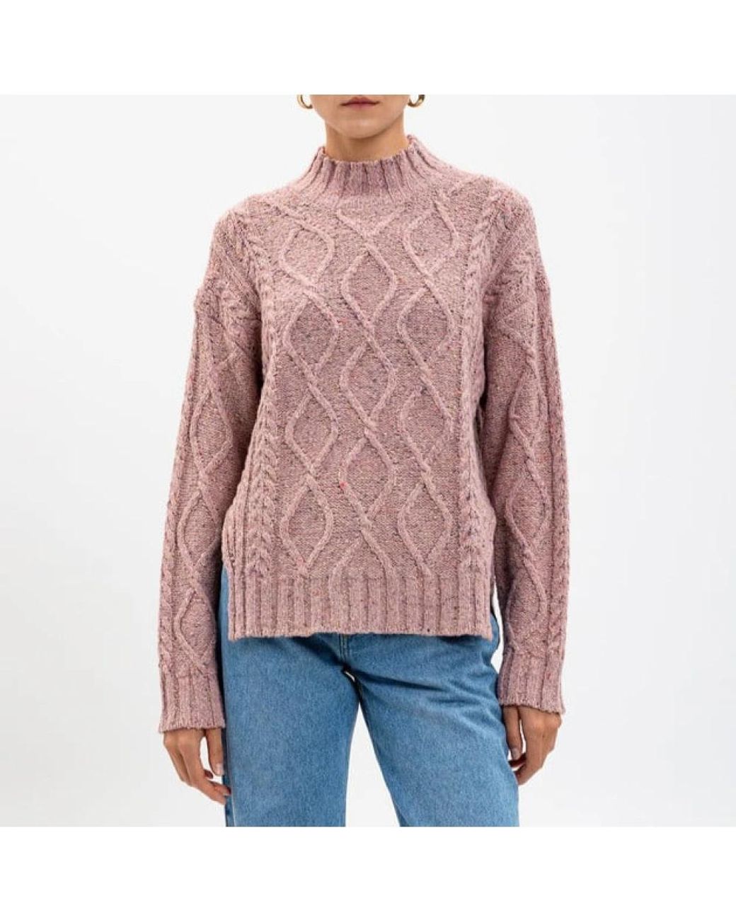 Twinset Pink Turtlenecks