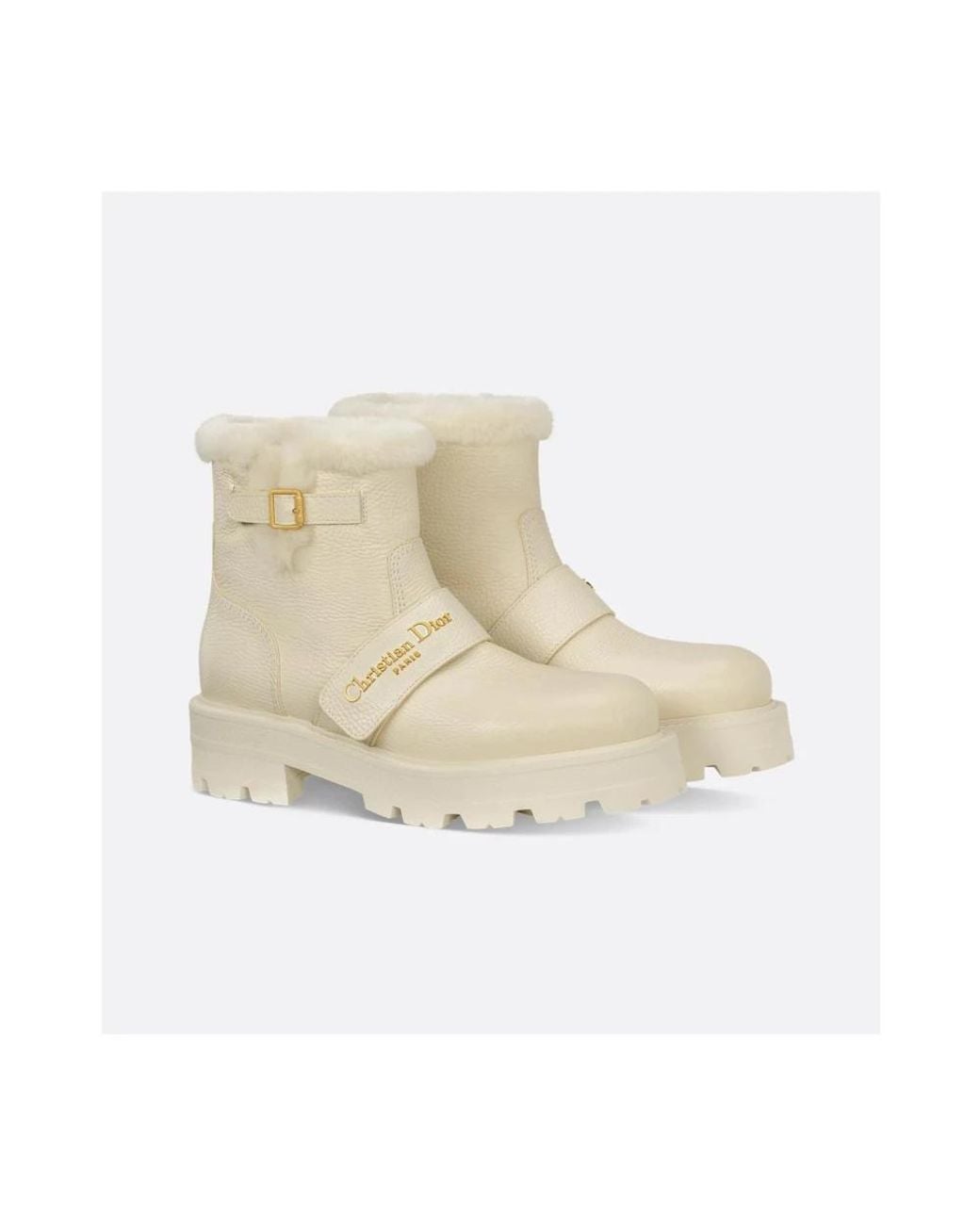Dior Natural Winter Boots