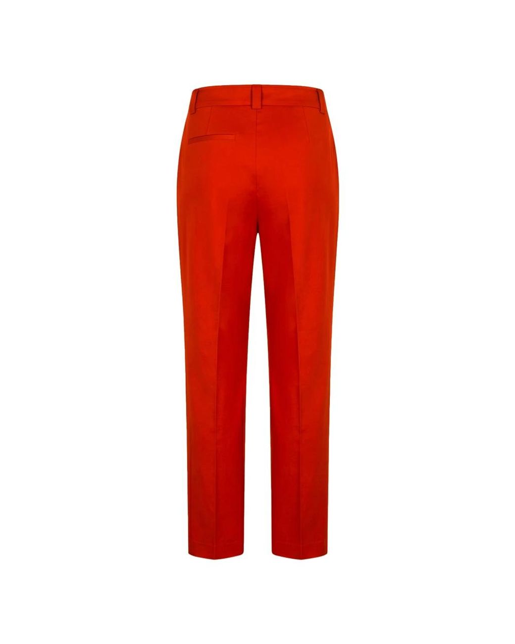 Moorer Red Cropped Trousers