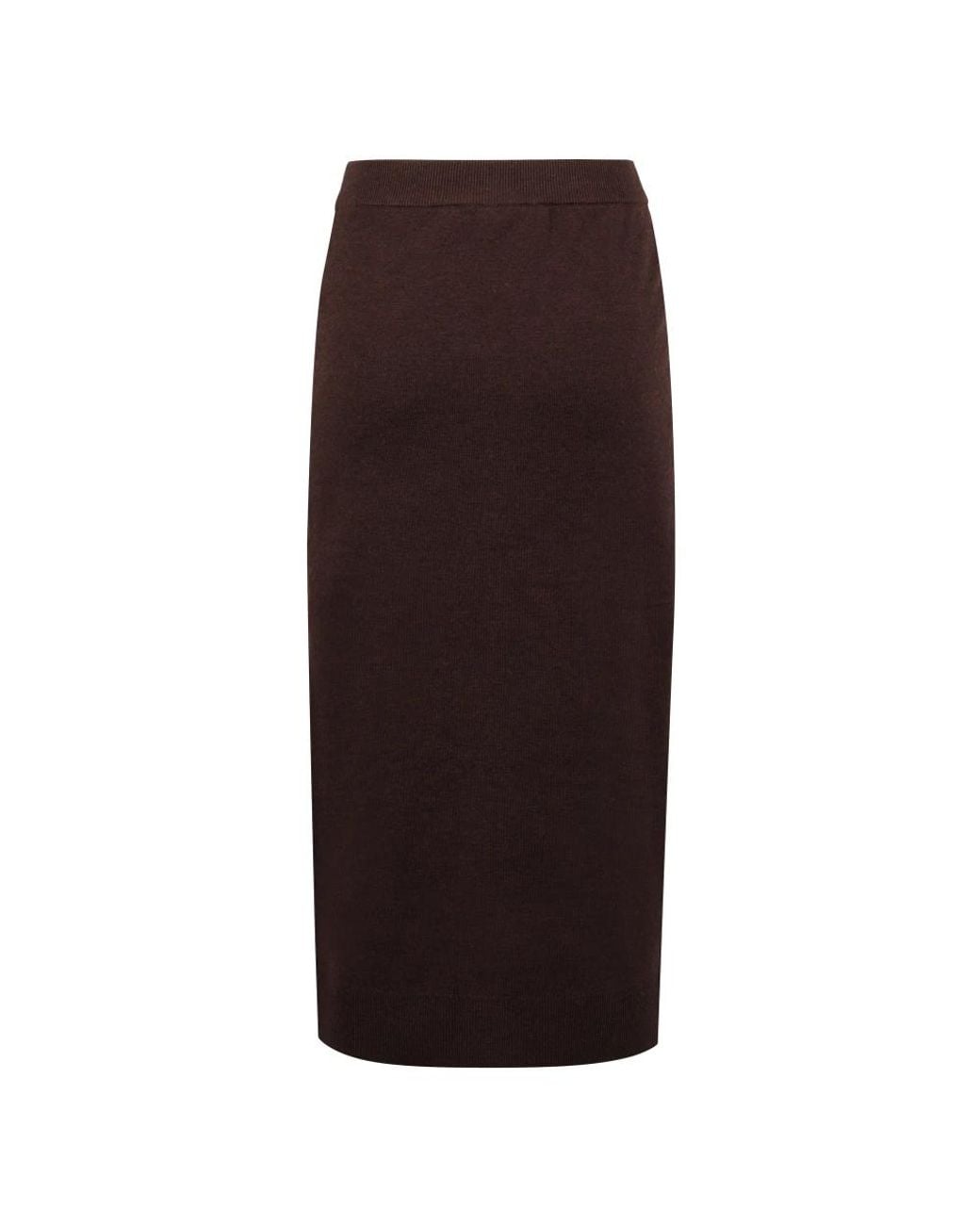Victoria Beckham Brown Midi Skirts