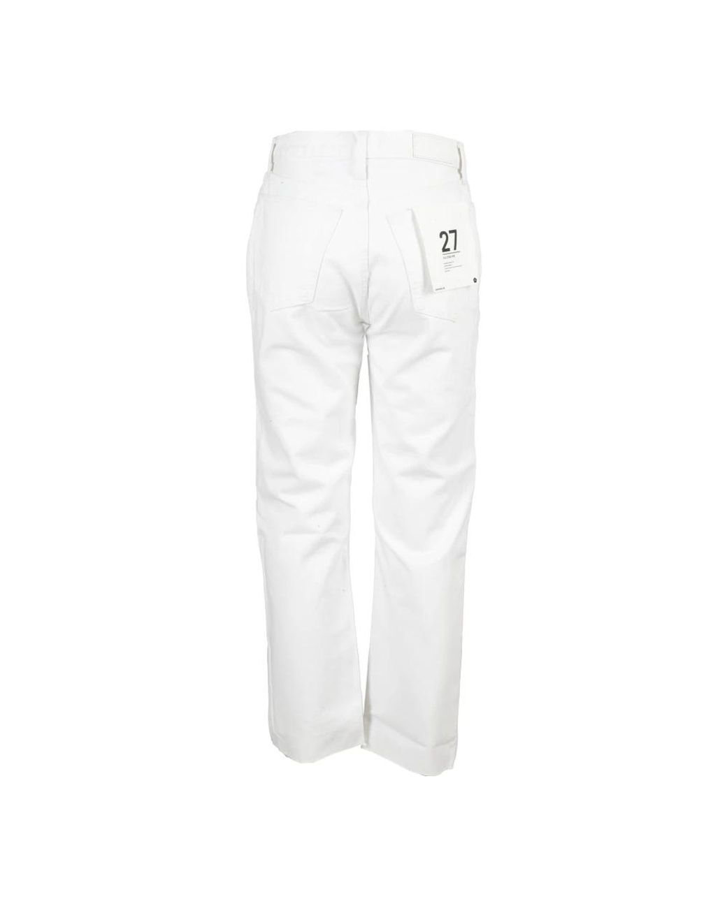 Re/done White Straight Fit Jeans
