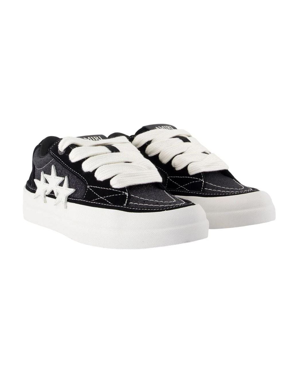 Amiri Black Glitter Sunset Skate Sneakers