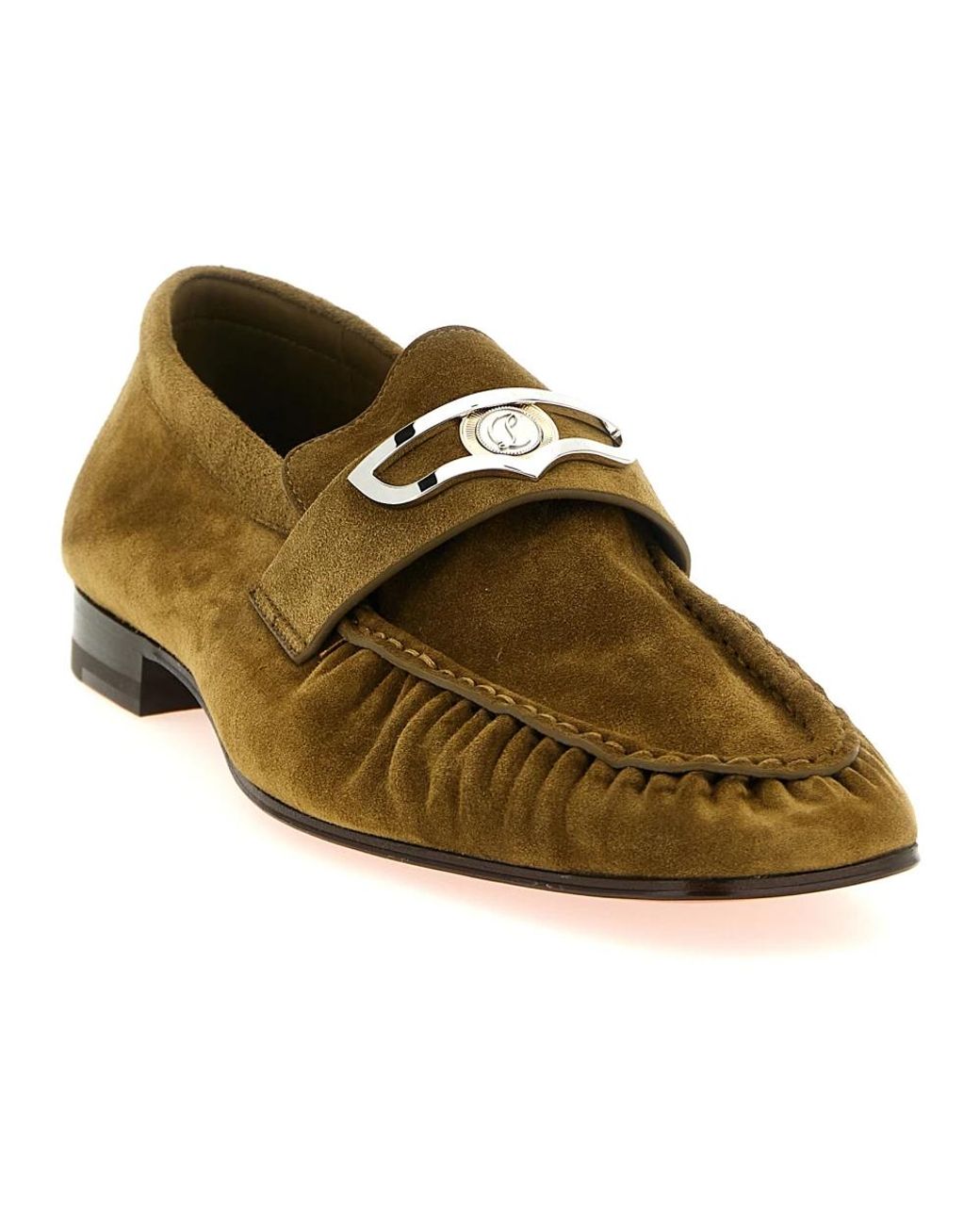 Christian Louboutin Brown Loafers for men