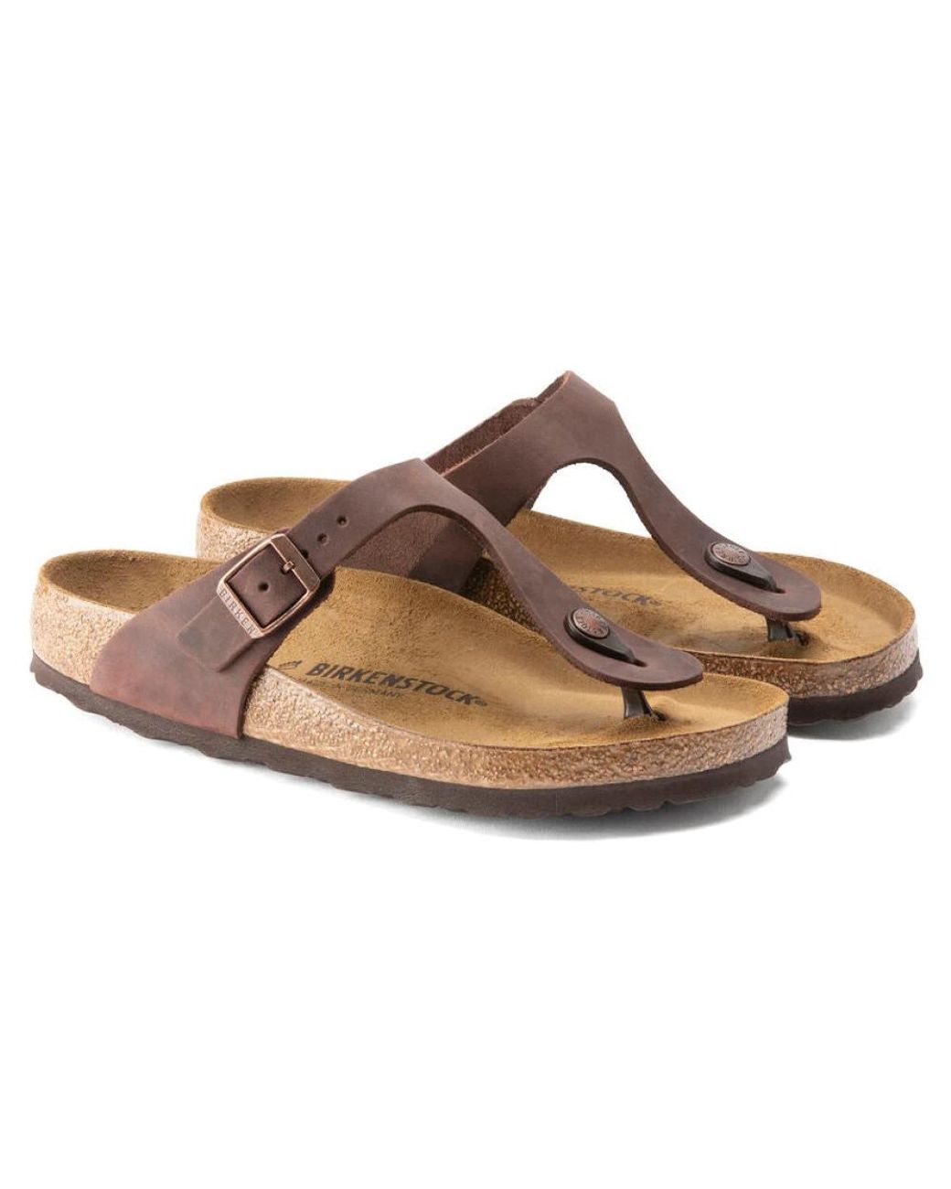 Birkenstock Brown Flip Flops